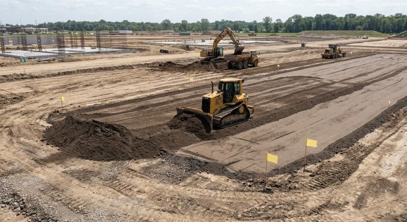 Parking Lot Excavation in Canton, GA